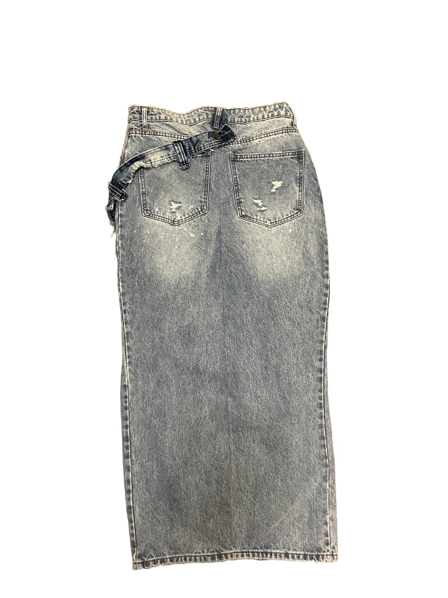 Long Denim Skirt