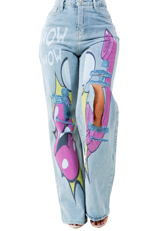 WOMEN FASHION DENIM PANTS